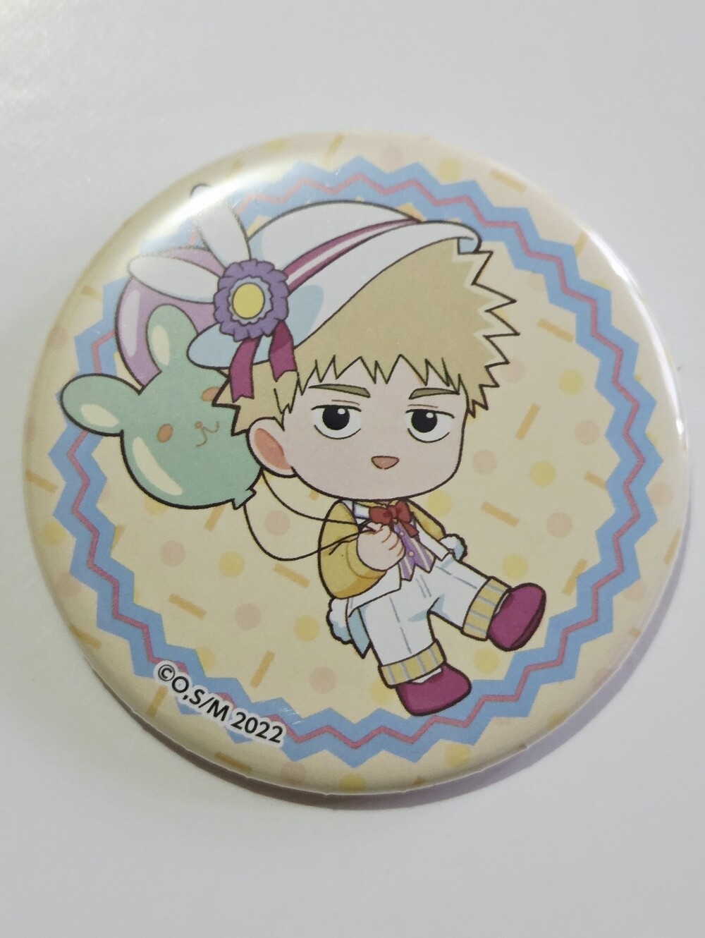 *4 for $20* Mob Psycho 100 Teruki Hanazawa Can Badge Pin Button - Bandai